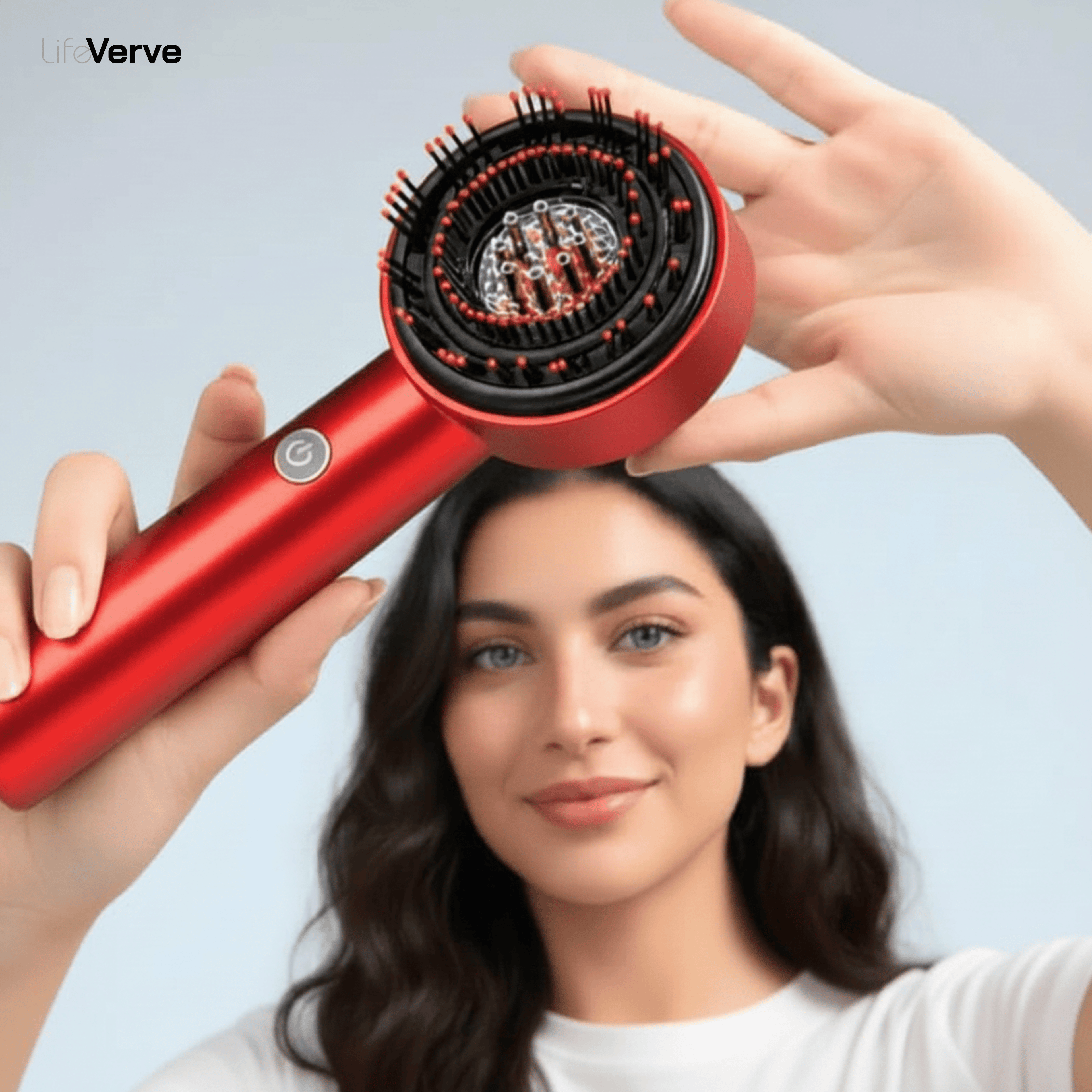 Red Light Therapy Scalp Massager