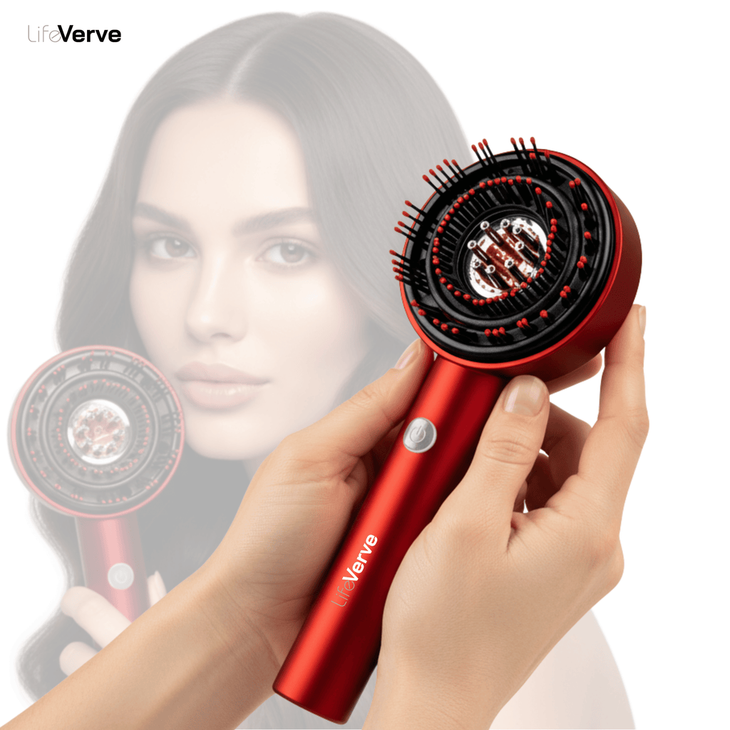 Red Light Therapy Scalp Massager